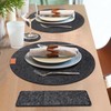 Tischset aus Filz 18er Set, 6 Tischsets Abwaschbar Platzsets rutschfest