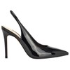Nine West Women's Feather Pump, Black Patent 002, 8