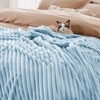 Bedsure Super Soft Blue Throw Blanket - Fuzzy Bed Blankets
