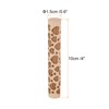QUARKZMAN Wooden Clay Roller 4 Inch Heart Pattern Rolling Pin