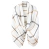 Superora Women's Scarf XXL Shoulder Scarf Checked Blanket Scarf Cuddly