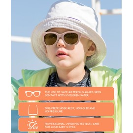 QALLY Kids-Sunglasses Boys Polarized Sunglasses: Square Sun Glasses UV Potection for Girls Children Age 3-12 (3 Pack)