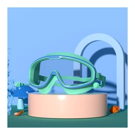 BINGONE HD children's large frame waterproof and anti-fog swimming goggles, Kids Swim Goggles Age 2-6, Toddler Goggles No Tangle,G oggles for Kids Toddler 3-15 (G)