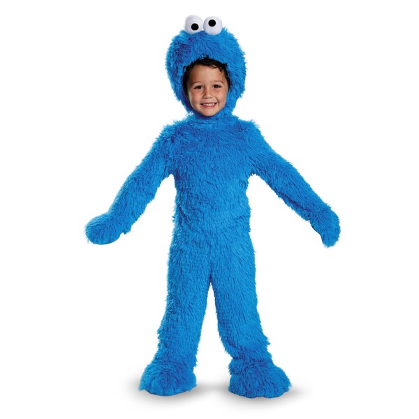 Cookie Monster Extra Deluxe Plush Costume, Small (2T)