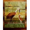 On The Trail Creations Sandhill Sunset Wall Hanging Art Quilt