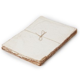 Papel de acuarela, 8 x 6 pulgadas, papel de acuarela mixto, papel de algodón virgen de 150 g/m² grueso con borde de cubierta hecho a mano, tono clásico
