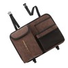 Car Back Seat Storage Bag Suspension PU Leather Hanging Organizer