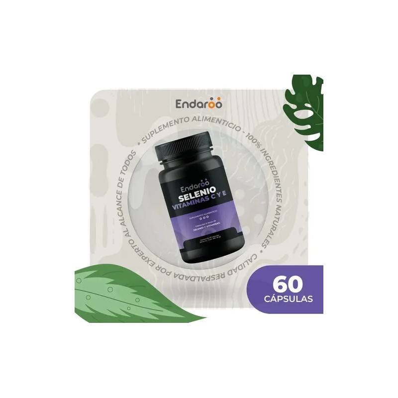 Selenio Vitaminas Cápsulas Antioxidante