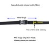 BAIWOAK Quick Release Buckles 15mm/20mm/25mm/32mm/38mm/50mm, Double Adjustable Plastic Buckle Clips