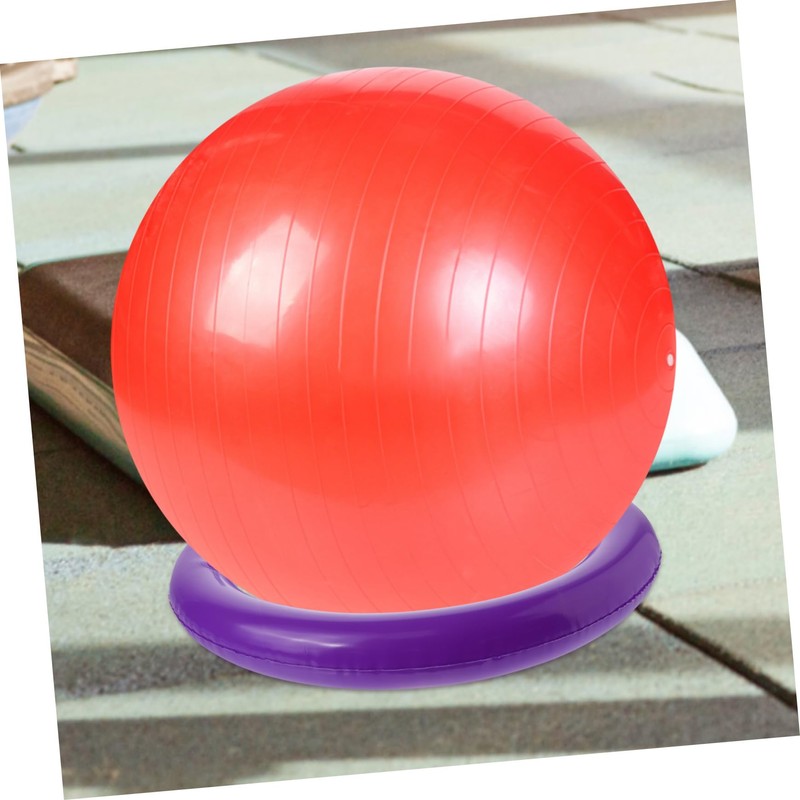 NOLITOY Inflatable Yoga Ball Holder Fixed Ring for Stability and