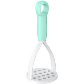 Green Manual Silicone Potato Masher, Mini Potato Masher Fruit and Vegetable Tools for Non-Stick Cookware Potato Mashers and Ricers, Cooking Utensils Masher, Potato Mashers, Potato Mashers and Ricers
