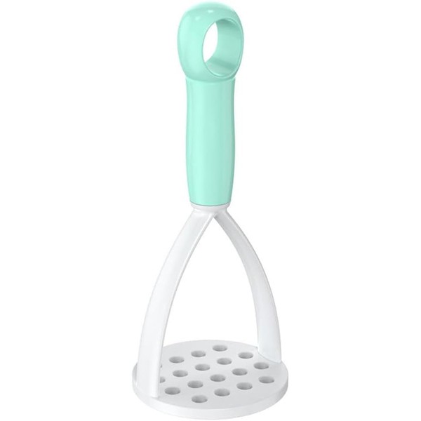 Green Manual Silicone Potato Masher, Mini Potato Masher Fruit and