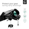 CELLONIC® Camera Rain Cover Compatible for Canon, Sony, Olympus, Nikon,