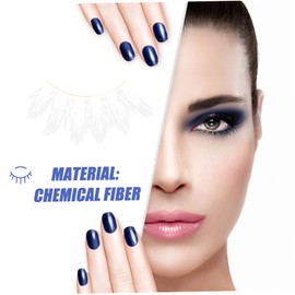 Healeved 3sets Cosplay Eyelash Makeup False Lashes Long Thick Lightweight Natural Look for Daily Use Special Events 6pcs*3