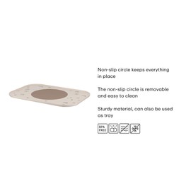 Mepal - Placemat Mio Little Dutch - Non-slip ring keeps items in place - Easy to clean - Durable material, can be used as a tray - Dishwasher safe - Forest Friends