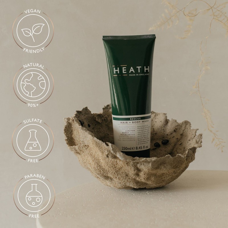 Heath Rescue Hair & Body Wash 250ml | Intense Head-Clearing