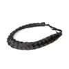 BOBIYA 2 Strands Synthetic Hair Braided Headband Classic Chunky Braided