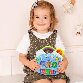 SDMAX Rainbow Piano For Kids - Baby Musical Toy With Sounds And Lights, Eye-Catching Design, Learning Toys For Kids, Ideal Toy For Toddlers