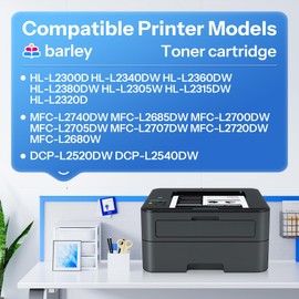 TN630 TN-630 Toner Cartridge Compatible TN630 TN-630 Replacement for Brother TN630 TN-630 Black Toner Cartridge HL-L2300D HL-L2305W HL-L2380DW DCP-L2540DW (4 Pack)