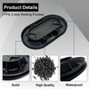 Truck Bed Front Panel Oval Drain Plug Cover Cap Compatible