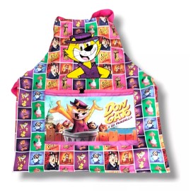 Movasa Mandil Babero Delantal Don Gato Y Su Pandilla Bordado Cocina