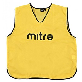 Mitre Training Bibs Yellow/Black Senior T21503