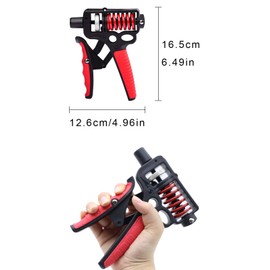 Hand Grip Training, Adjustable Grip Trainer, Grip Strength Trainer, Adjustable Resistance, Adjustable Resistance 5-165 kg, Grip Strength Trainer, Hand Trainer, Finger Trainer, for Strength Training