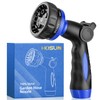 HOSUN Heavy Duty Garden Hose Nozzle, Adjustable Metal Water Sprayer