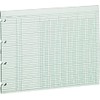 Accounting Sheets, Six Column, 9-1/4 x 11-7/8, 100 Loose Sheets/Pack,