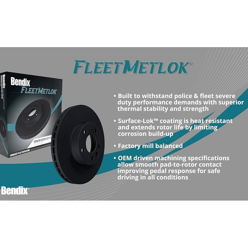 Bendix Bendix Fleet Metlok SDR5669 Front Brake Rotor for Dodge