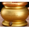Copper Alloy LED Electric Incense Burner with USB Rechargeable Battery