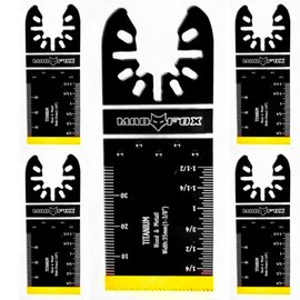 MAD FOX | Titanium Oscillating Multitool Blade | 5pack | 35mm x 40mm