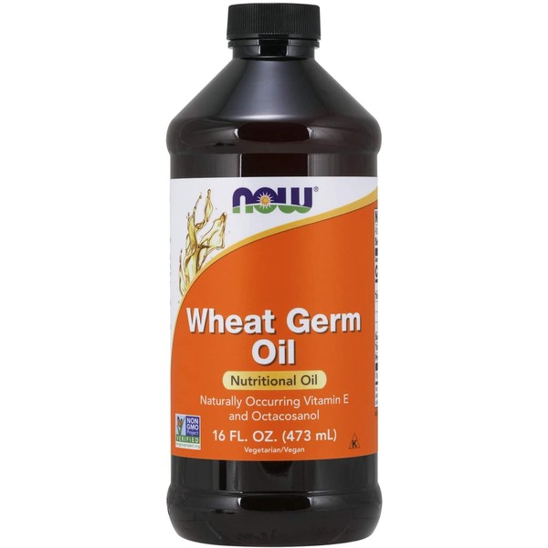 NOW Supplements, Wheat Germ Oil with Essential Fatty Acids (EFAs), Nutritional Oil, 16-Ounce