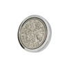 Genuine Polished 1959 Sixpence in Lapel Pin | 1959 anniversary,