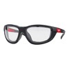 Milwaukee High Performance Safety Glasses Clear with Removable Foam Pad