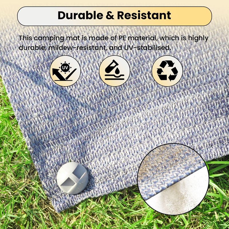 WILDROOTS Camping Tent Tarp, Picnic Blankets Breathable Camping Floor Mat