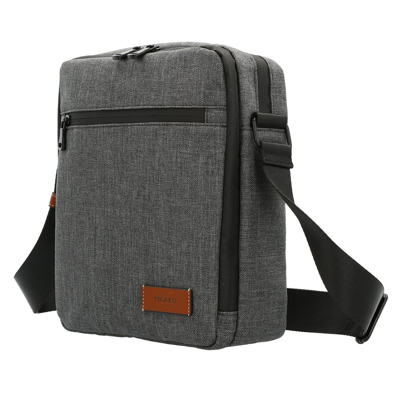 Picard Unisex Go Eco Briefcase (Pack of 1), charcoal, Textile