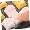 SHINEOFI 4Pcs Cat Paw Keycaps for Mechanical Gaming Keyboards Skin