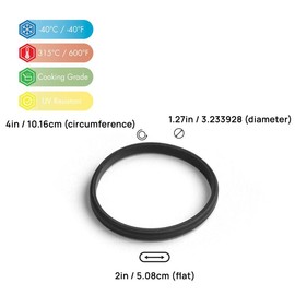 Grifiti Band Joes Durable Silicone Rubber Band Replacements #14 Size 2.0" x 0.125" x 0.08" 4" Circumference 1.3" Diameter 40 Pack - Color: Assorted