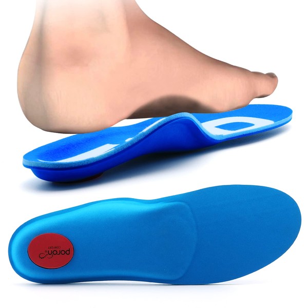 TOPSOLE Orthopaedic Insoles Arch Support Shoe Insoles for Flat Feet, Plantar Fasciitis, Foot Pain, High Arch, Overpronation, Metatarsalgia, Heel Spurs Insoles Shoes for Men and Women