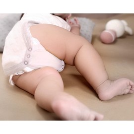 Baby Onesie/Bodysuit Extender (Pack of 2 Adjustable Length (Same size snaps))