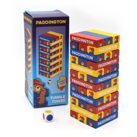 Robert Frederick Paddington Tumble Tower Game - Wooden Set With Dice - Fun for Children to Learn Hand and Eye Coordination