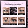 SOFENIDA Lash Clusters Kit 100D Thick Cluster Lashes 10-18mm Volume