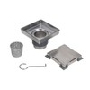 Designline 4 in. x 4 in. Square Drain Tile-in Grate