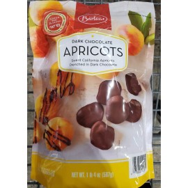 Bartons Barton’s Dark Chocolate Apricots 1 Lb 4 Ounce KOSHER FOR PASSOVER ! Free Ship!!