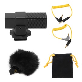 7RYMS MinBo Mini Camera Microphone Cardioid Directional Mic Professional Recording Microphone for Vlogging Live Streaming