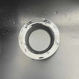 Kitchen Sink Drain Strainer Sink Stainless Steel Protectors for Kitchen Sink Stopper Dishwasher Safe Catcher Basket Cover Filter Trap Screen Large Wide Rim 11.5cm/4.5" Diameter
