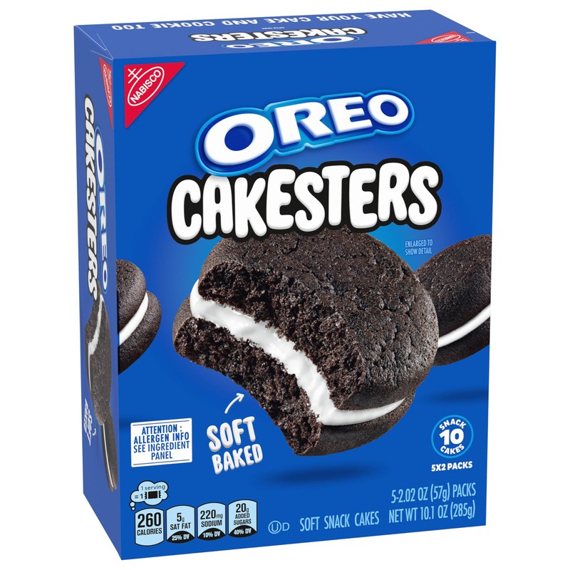 OREO Cakesters Soft Snack Cakes Variety Pack, 3-5 Count Packs