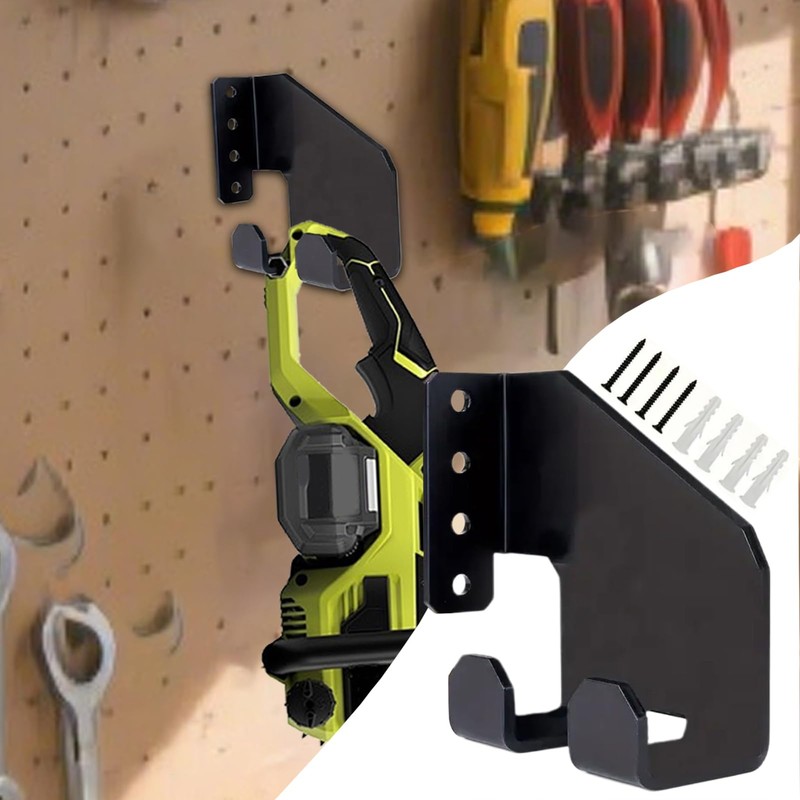 Chainsaw Wall Mount Holder | Heavy Duty Garage Organization,Multi Functional