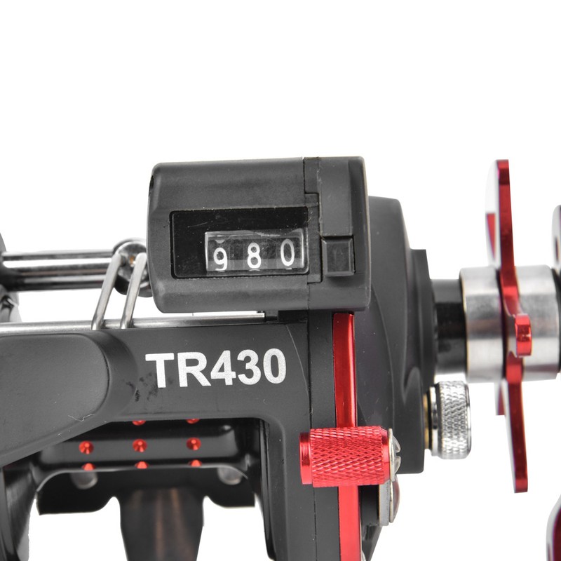 Portable Sea Fishing Reel with Digital Display Counter Trolling Lateral